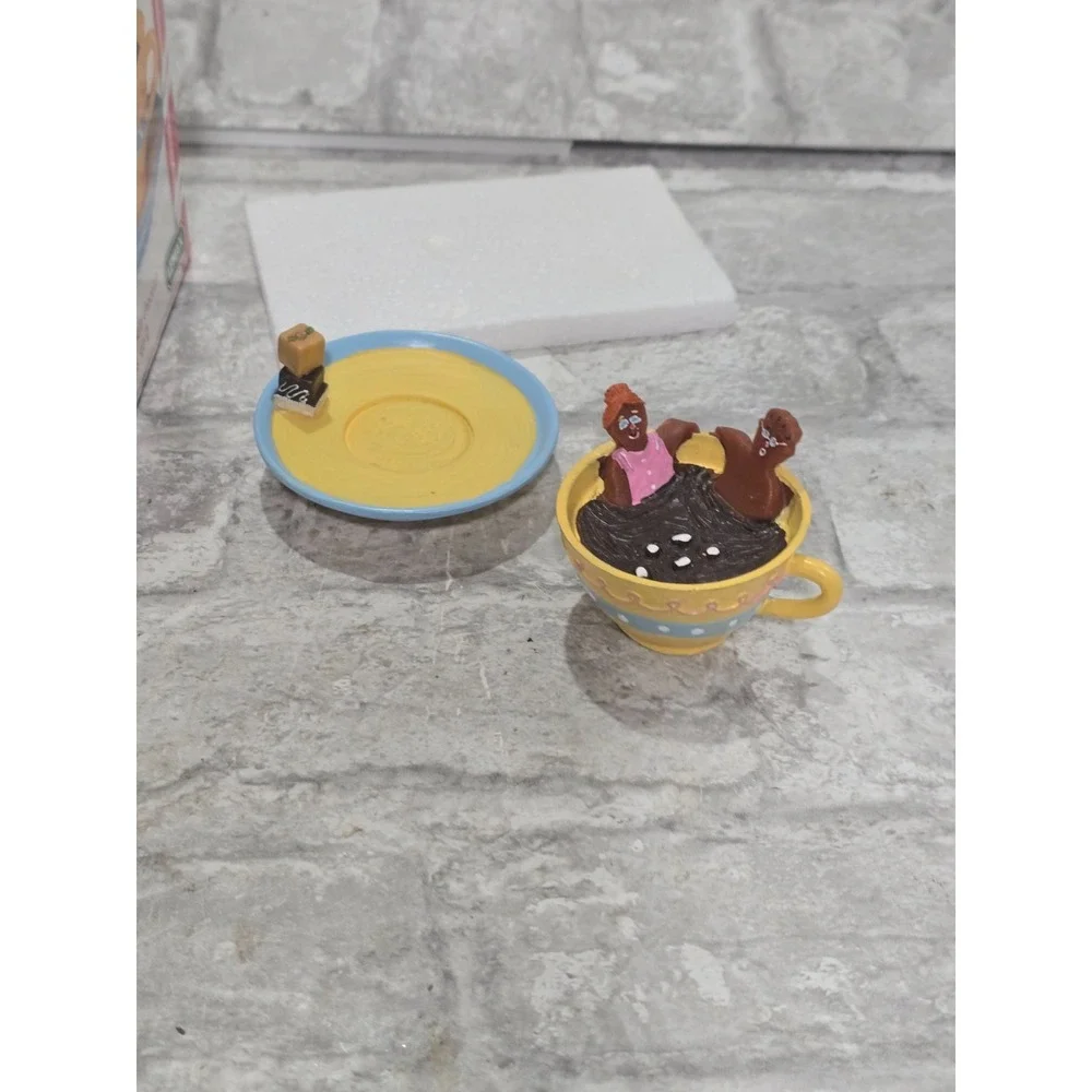 VTG Lemax Christmas Village Sugar‎ N Spice Hot Chocolate Tub Set #43428 With Box